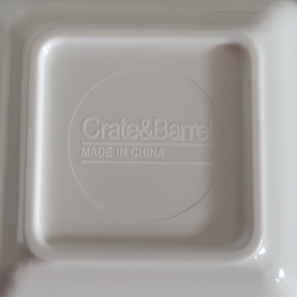 Crate and Barrel Divided Melamine Serving Tray - Picture 5 of 9